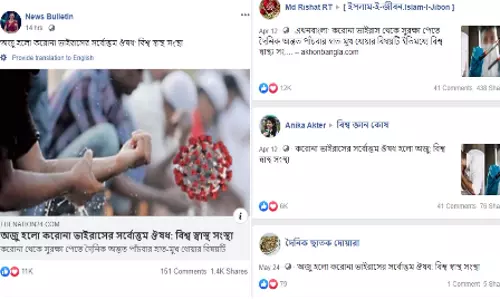 বিশ্ব স্বাস্থ্য সংস্থা কি বলেছে অজু করোনা ভাইরাসের সর্বোত্তম ঔষধ?