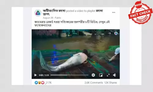 সিনেমার ক্লিপকে সত্য জলপরীর ভিডিও বলে প্রচার সিনেমার ক্লিপকে সত্য জলপরীর ভিডিও বলে প্রচার