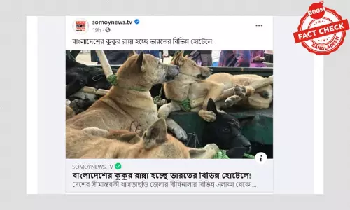 ভারতে কুকুর পাচারের খবরটি পুরনো