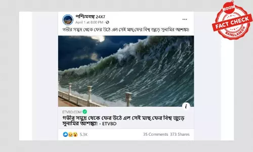 জাপানে বিরল মাছ উঠে আসার খবরটি পুরনো
