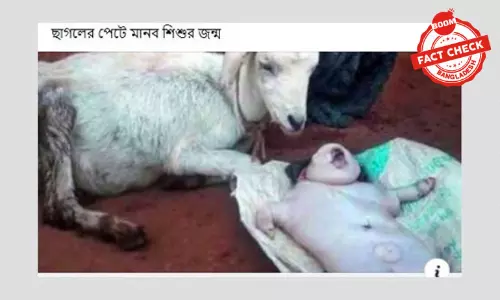ভারতে মানবরূপী ছাগল ছানা জন্মের খবরটি ৭ বছর আগের ভারতে মানবরূপী ছাগল ছানা জন্মের খবরটি ৭ বছর আগের