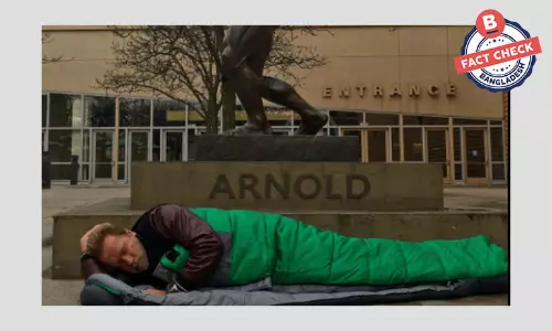 বানোয়াট ঘটনাসহ আর্নল্ড শোয়ার্জনেগারের পুরোনো ছবি ভাইরাল