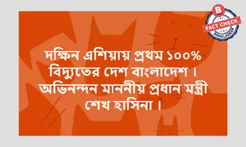 বাংলাদেশ দক্ষিণ এশিয়ায় প্রথম শতভাগ বিদ্যুতায়নের দেশ নয় বাংলাদেশ দক্ষিণ এশিয়ায় প্রথম শতভাগ বিদ্যুতায়নের দেশ নয়