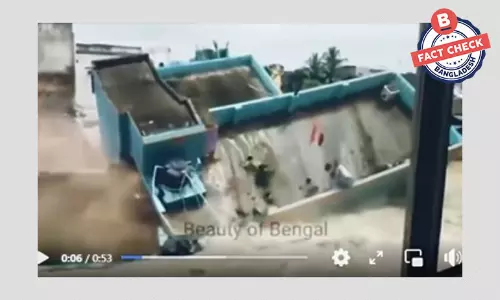 একাধিক পুরোনো ভিডিও যুক্ত করে সিলেটের সাম্প্রতিক বন্যার বলে প্রচার