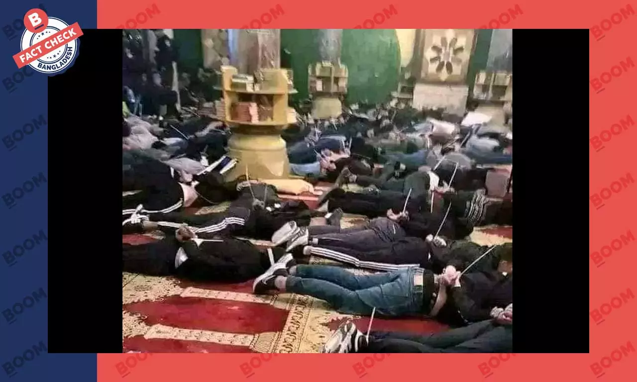 পুরোনো ছবিকে আল আকসায় সাম্প্রতিক হামলার ছবি বলে প্রচার পুরোনো ছবিকে আল আকসায় সাম্প্রতিক হামলার ছবি বলে প্রচার