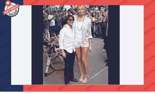 টম ক্রুজ ও ক্যামেরন ডিয়াজের ছবিটি এডিটেড