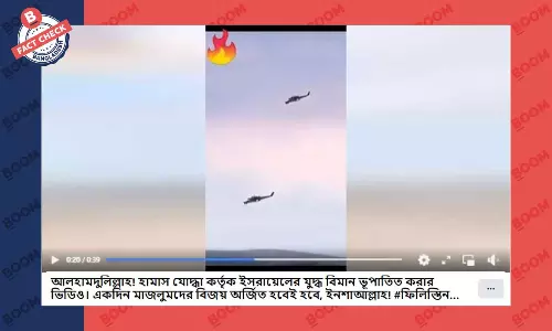 এটি গেমসের ভিডিও, ইসরায়েল-ফিলিস্তিন যুদ্ধের নয়