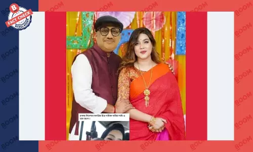 মুরাদ ও নায়িকা মাহির এই ছবিটি এডিটেড