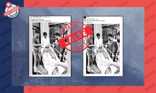 ছবিতে ট্রলিতে শায়িত এই ব্যক্তি বেঁচে আছেন ছবিতে ট্রলিতে শায়িত এই ব্যক্তি বেঁচে আছেন