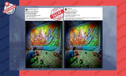 বরিশালের এই মন্দিরে প্রতিমা ভাঙচুরের ঘটনা ঘটেনি