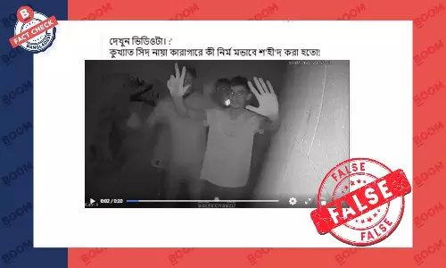 ভিডিওটি সিরিয়ার সিদনায়া কারাগারের নয় ভিডিওটি সিরিয়ার সিদনায়া কারাগারের নয়