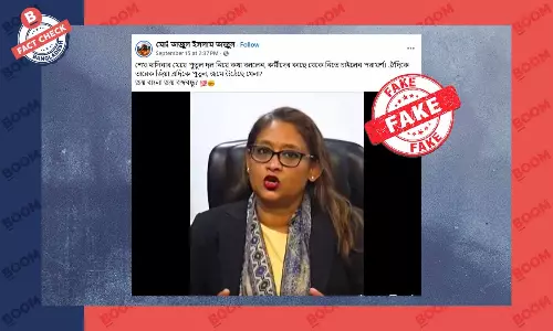 দলীয় কার্যক্রম নিয়ে সায়মা ওয়াজেদ পুতুলের এআই তৈরি ভিডিও প্রচার