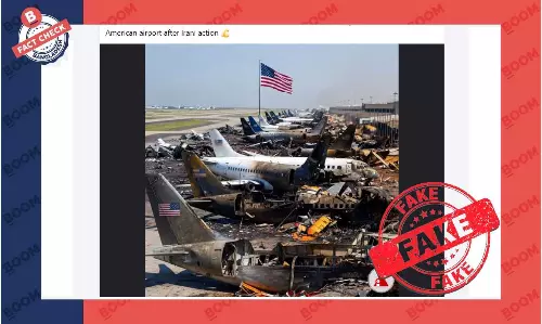 যুক্তরাষ্ট্রের উড়োজাহাজ ক্ষতিগ্রস্ত দাবিতে এআই ছবি প্রচার